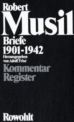 Briefe 1901 - 1942. Kommentar, Register