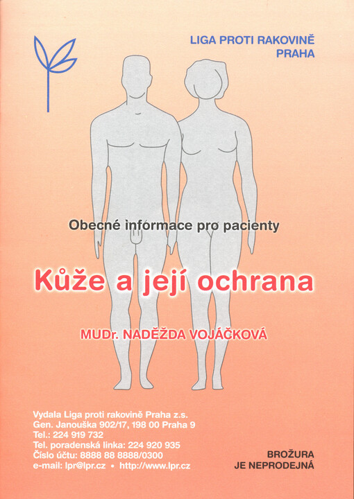 Kůže a její ochrana : obecné informace pro pacienty