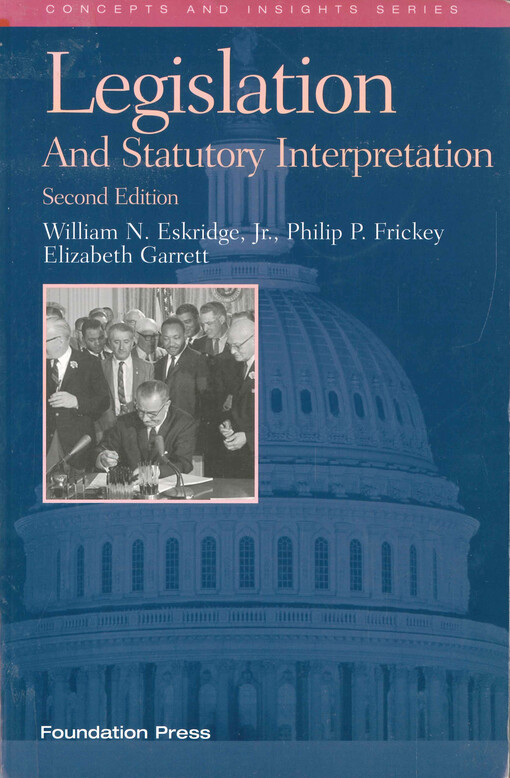 Legislation and statutory interpretation