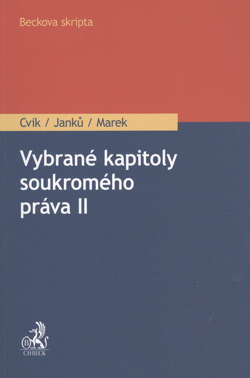 Vybrané kapitoly ze soukromého práva