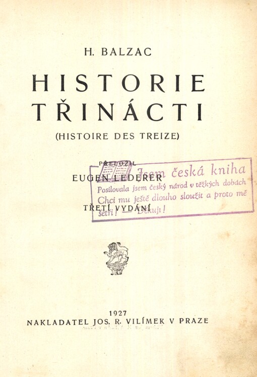 Historie třinácti
