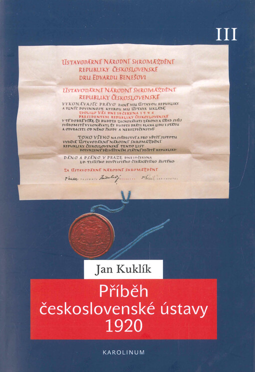 Příběh československé ústavy 1920. III, Od pomnichovských změn do února 1948