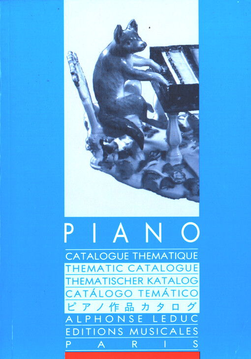 Musique pour piano catalogue thématique