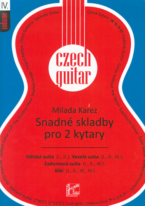 Czech guitar. Volume IV. Snadné skladby pro 2 kytary