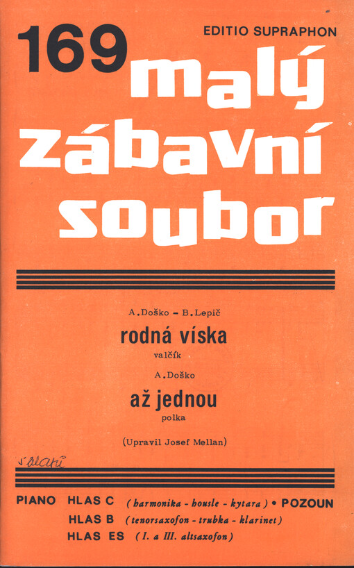 Malý zábavní soubor. 169