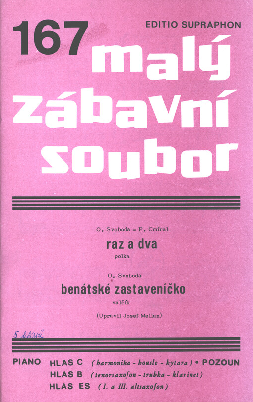 Malý zábavní soubor. 167