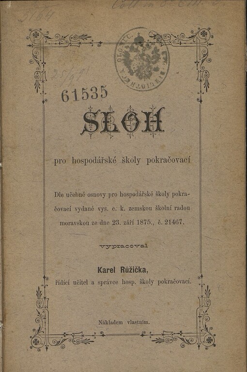 Sloh pro hospodářské školy pokračovací