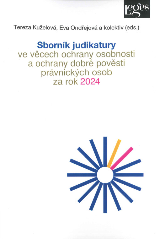 Sborník judikatury ve věcech ochrany osobnosti a ochrany dobré pověsti právnických osob za rok 2024
