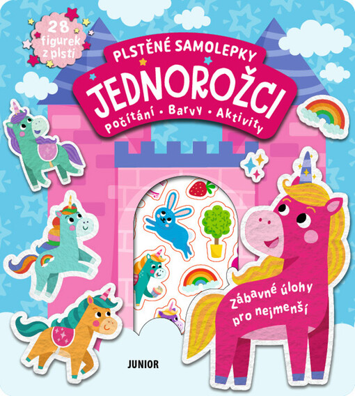 Plstěné samolepky Jednorožci