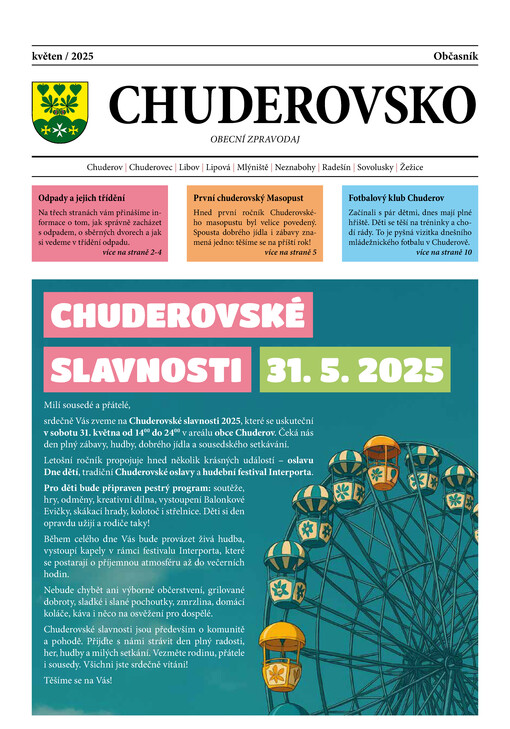 Chuderov : obecní zpravodaj
