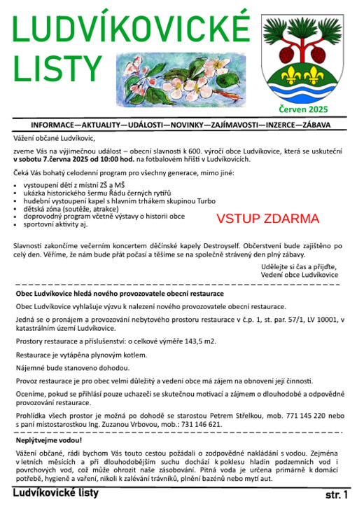 Ludvíkovické listy