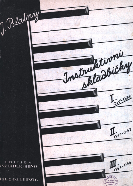 Instruktivní skladbičky. I. J. Blatný