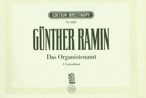 Das Organistenamt. Erster Teil, Gottesdienst : (Modulationen, Choralkadenzen, liturgische Zwischenspiele) : Anleitung für die Ausübung des Organistendienstes