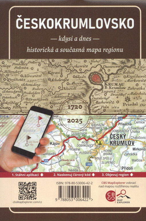 Českokrumlovsko : kdysi a dnes : historická a současná mapa regionu