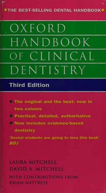 Oxford handbook of clinical dentistry