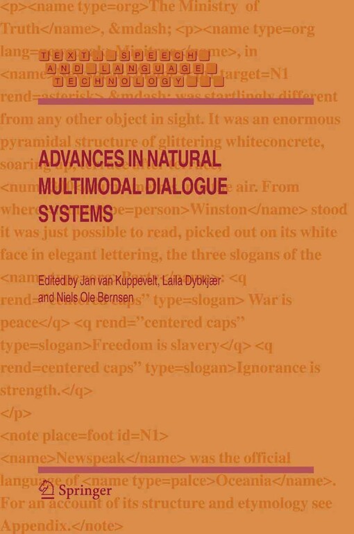 Advances in Natural Multimodal Dialogue Systems (Text, Speech and Language Technology)