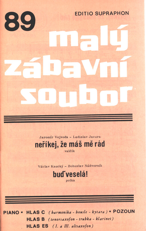 Malý zábavní soubor. 89