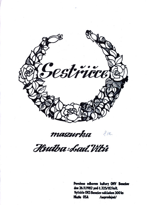 Sestřičce : mazurka