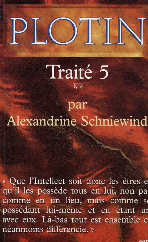 Traité 5. V, 9