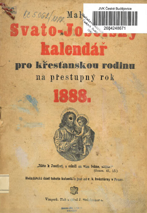 Malý Svato-Josefský kalendář pro křesťanskou rodinu