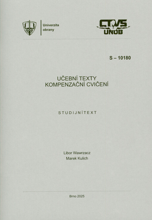 Učební texty Kompenzační cvičení