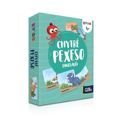 Chytré pexeso. Dinosauři