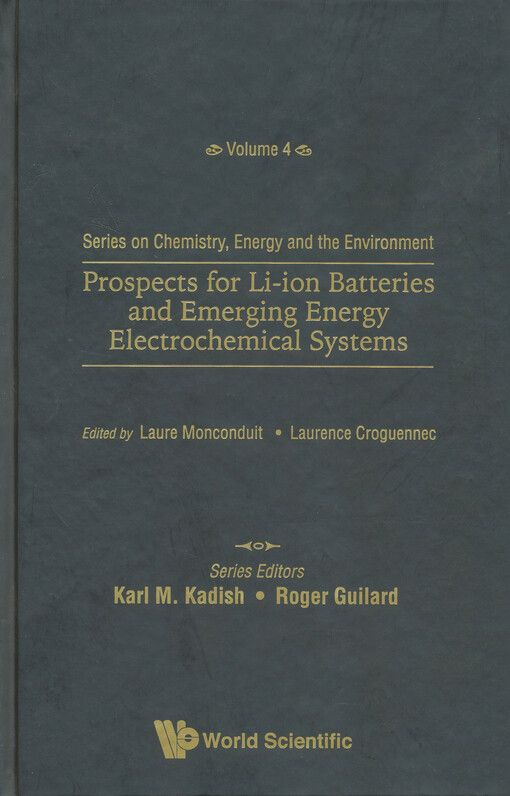 Prospects for li-ion batteries and emerging energy electrochemical systems