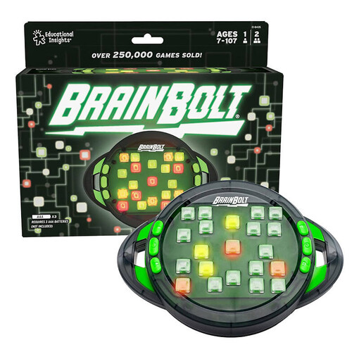 BrainBolt : The blazing fast light-up memory game : paměťová světelná hra 