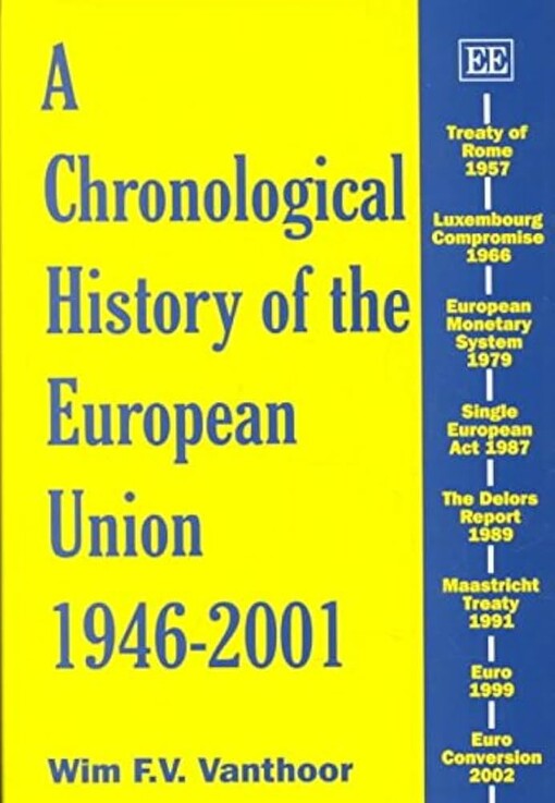 A chronological history of the European union :1946-2001