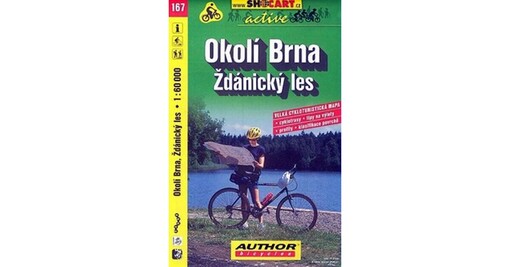 Okolí Brna, Žďánický lesvelká cykloturistická mapa