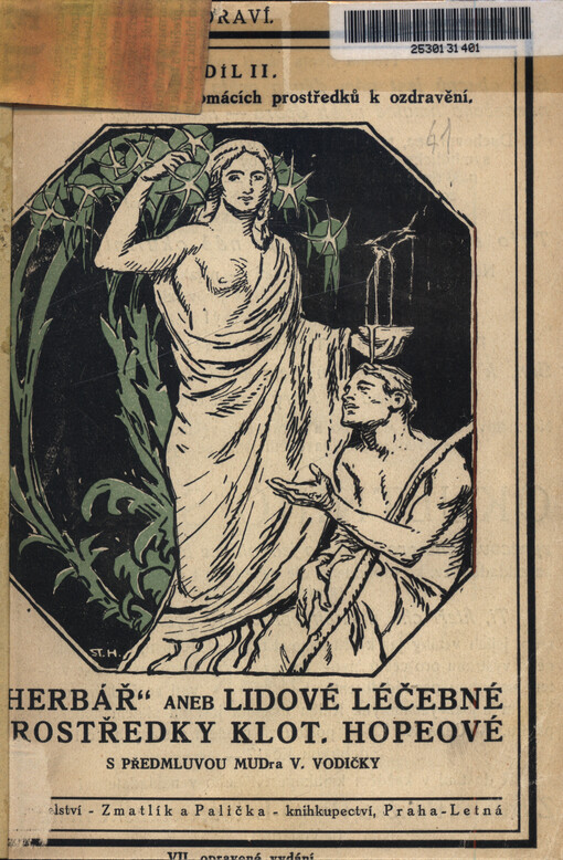 Herbář aneb Lidové léčebné prostředky Klotyldy Hopeové. Díl II. a  III., dodatky k II. dílu