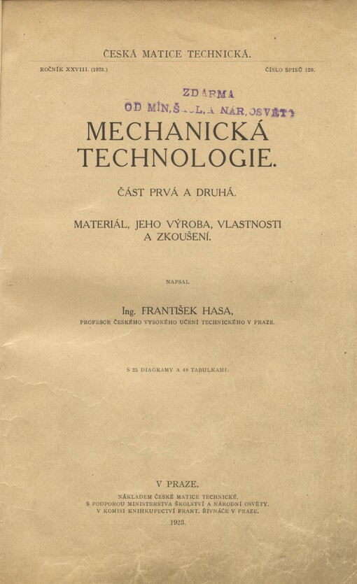 Mechanická technologie