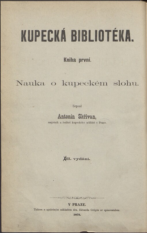 Nauka o kupeckém slohu