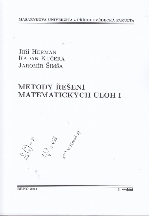 Metody řešení matematických úloh I
