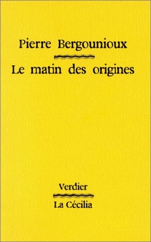 Le matin des origines