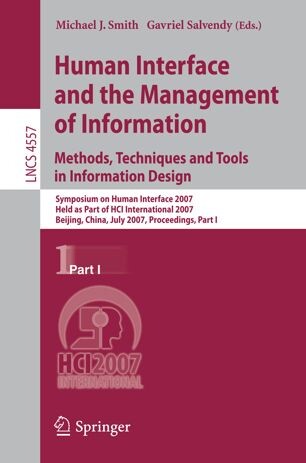 Human interface and the management of information : Michael J. Smith, Gavriel Salvendy (eds.)