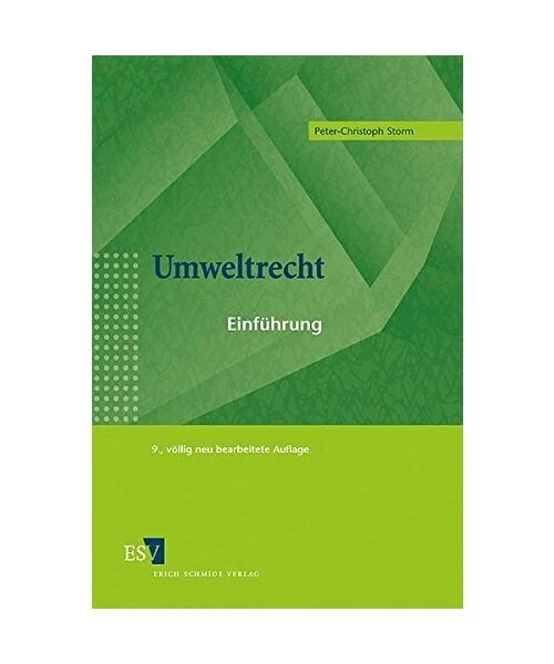 Umweltrecht :Einführung