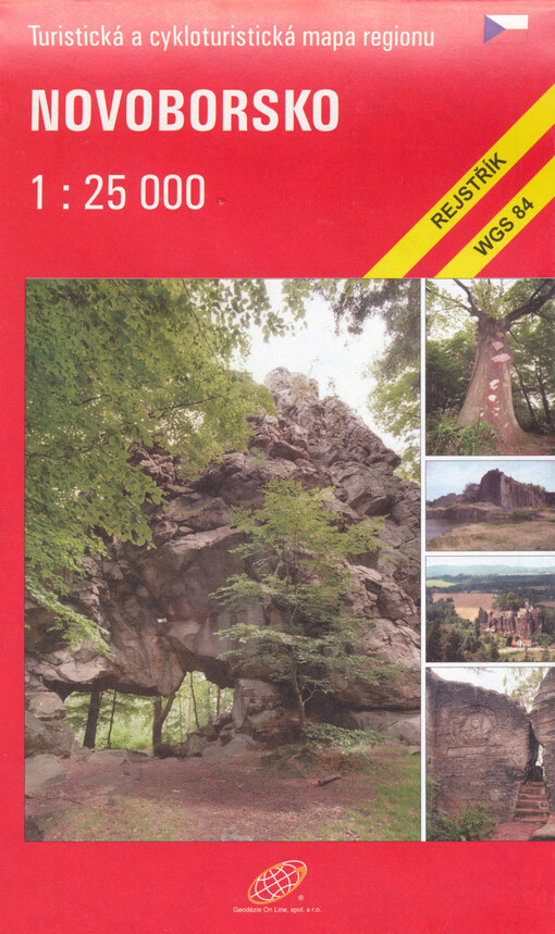 Novoborskoturistická a cykloturistická mapa regionu 1:25^000 : rejstřík; WGS 84
