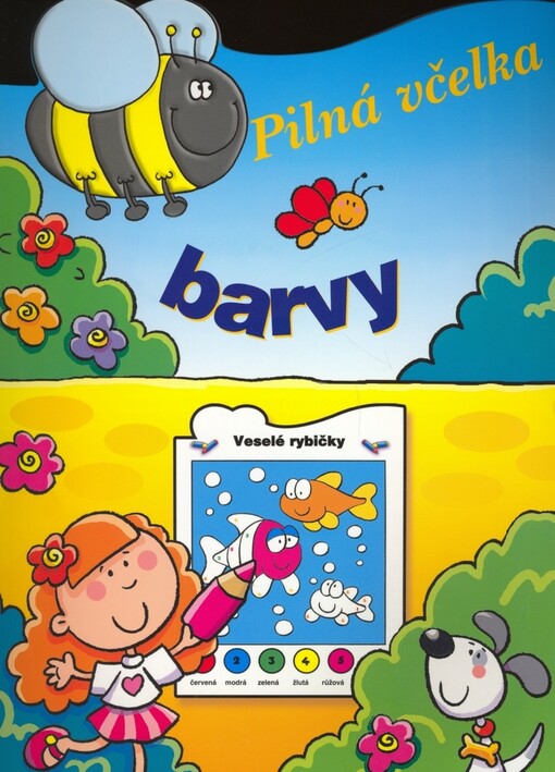 Pilná včelka - barvy
