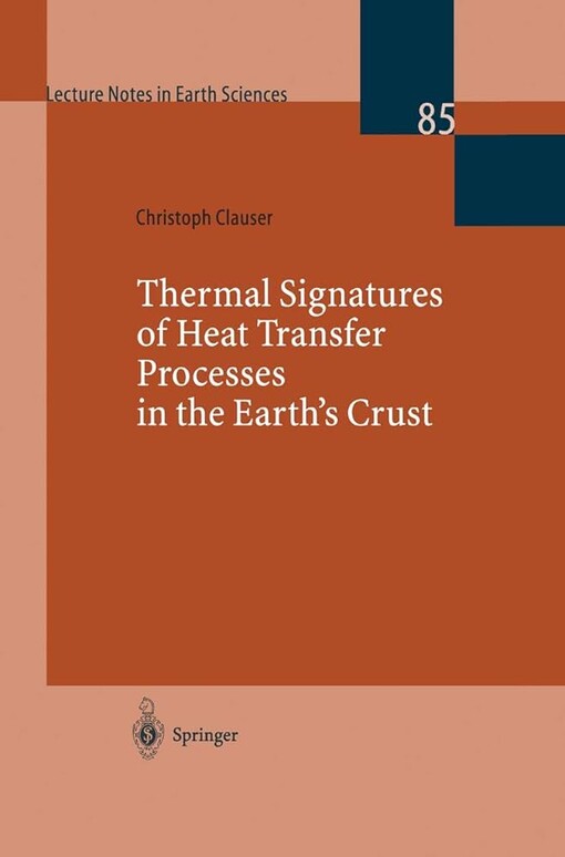 Thermal signatures of heat transfer processes in the earth´s crust