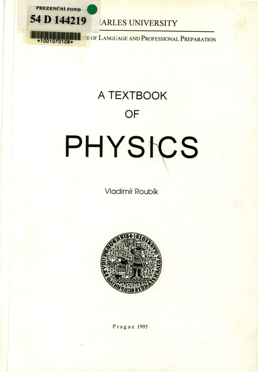 A textbook of physics