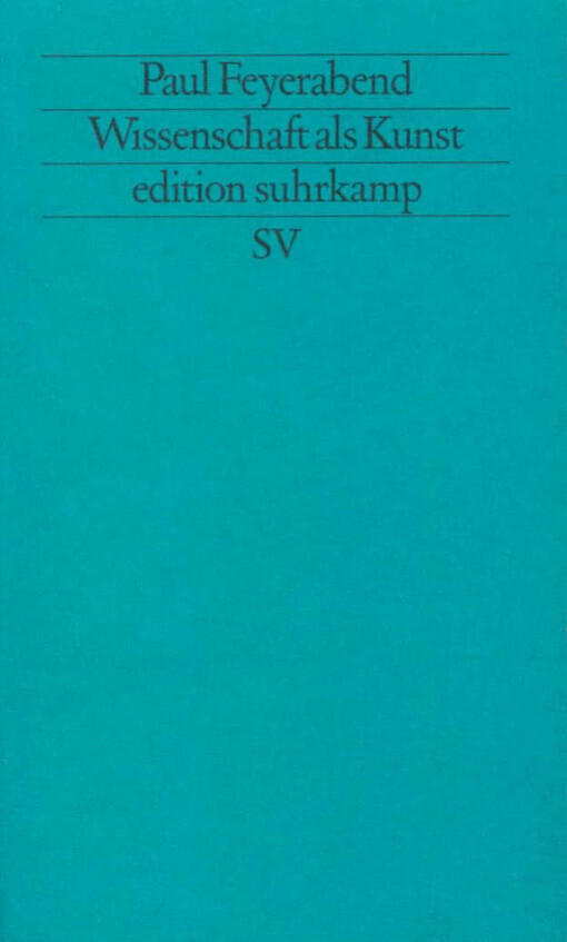 Wissenschaft als Kunst