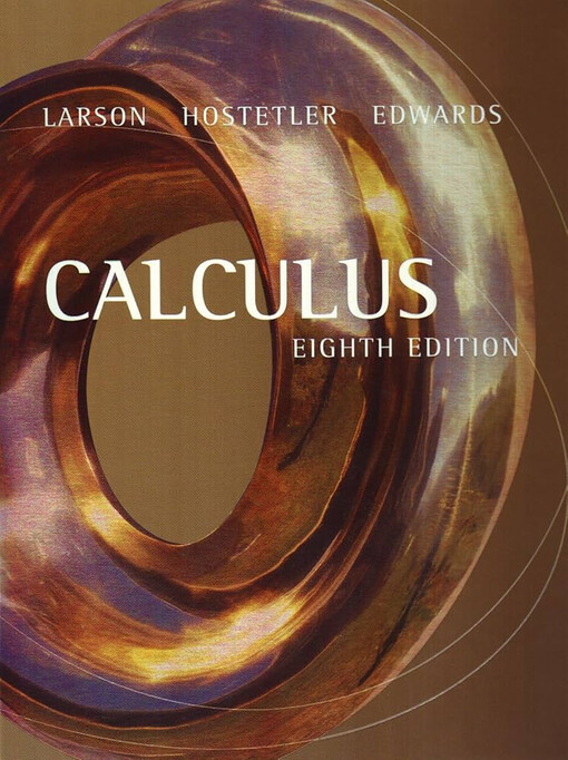 Calculus (With Analytic Geometry)(8th edition)