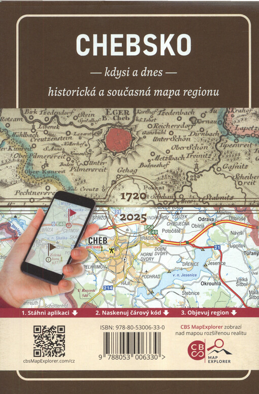 Chebsko : kdysi a dnes : historická a současná mapa regionu