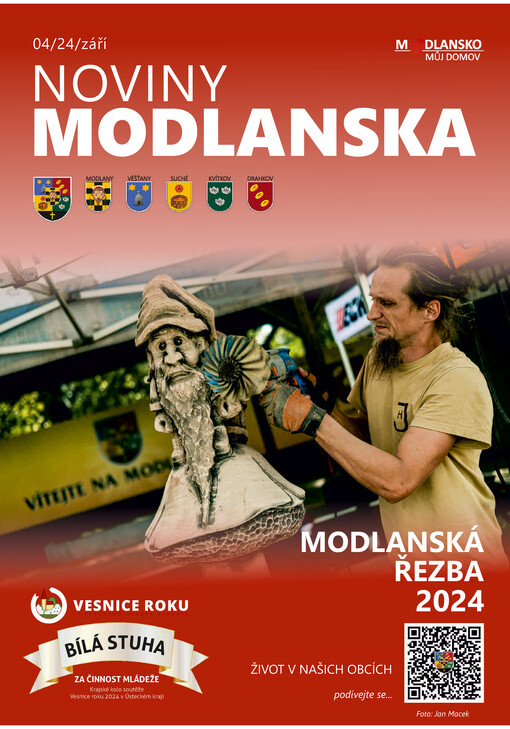 Noviny Modlanska : obecní zpravodaj pro občany Modlan, Věšťan, Suché, Kvítkova a Drahkova
