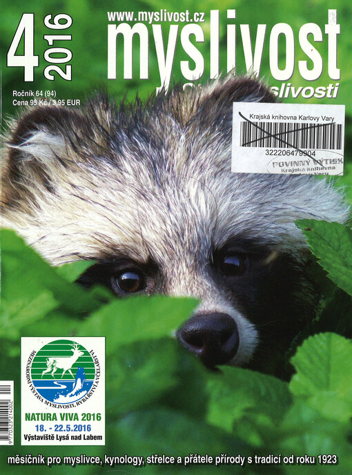 Myslivost : odborný časopis pro lidovou myslivost