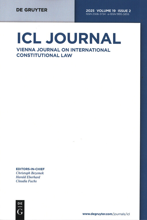 Vienna journal on international constitutional law