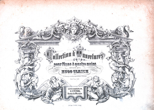 Collection d'ouvertures pour piano à quatre mains