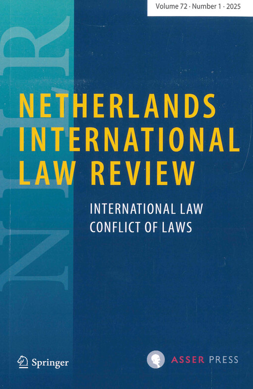 Netherlands international law review