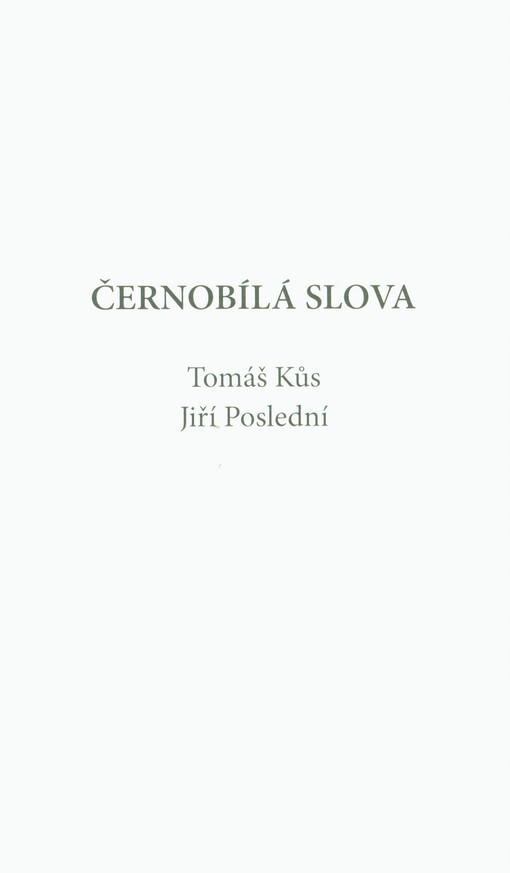 Černobílá slova